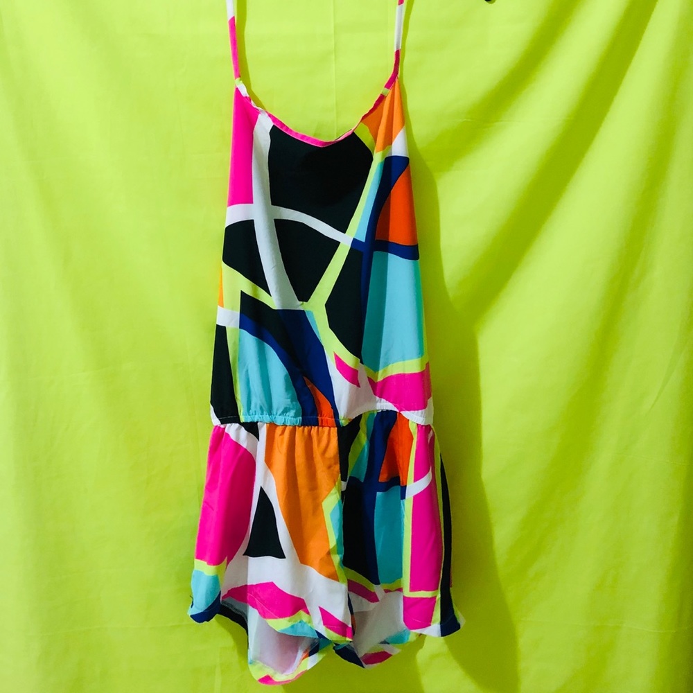 Fabletics Halter Open Back Romper🌸 - Picture 2 of 6